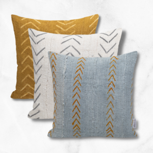 18X18 mud cloth pillow