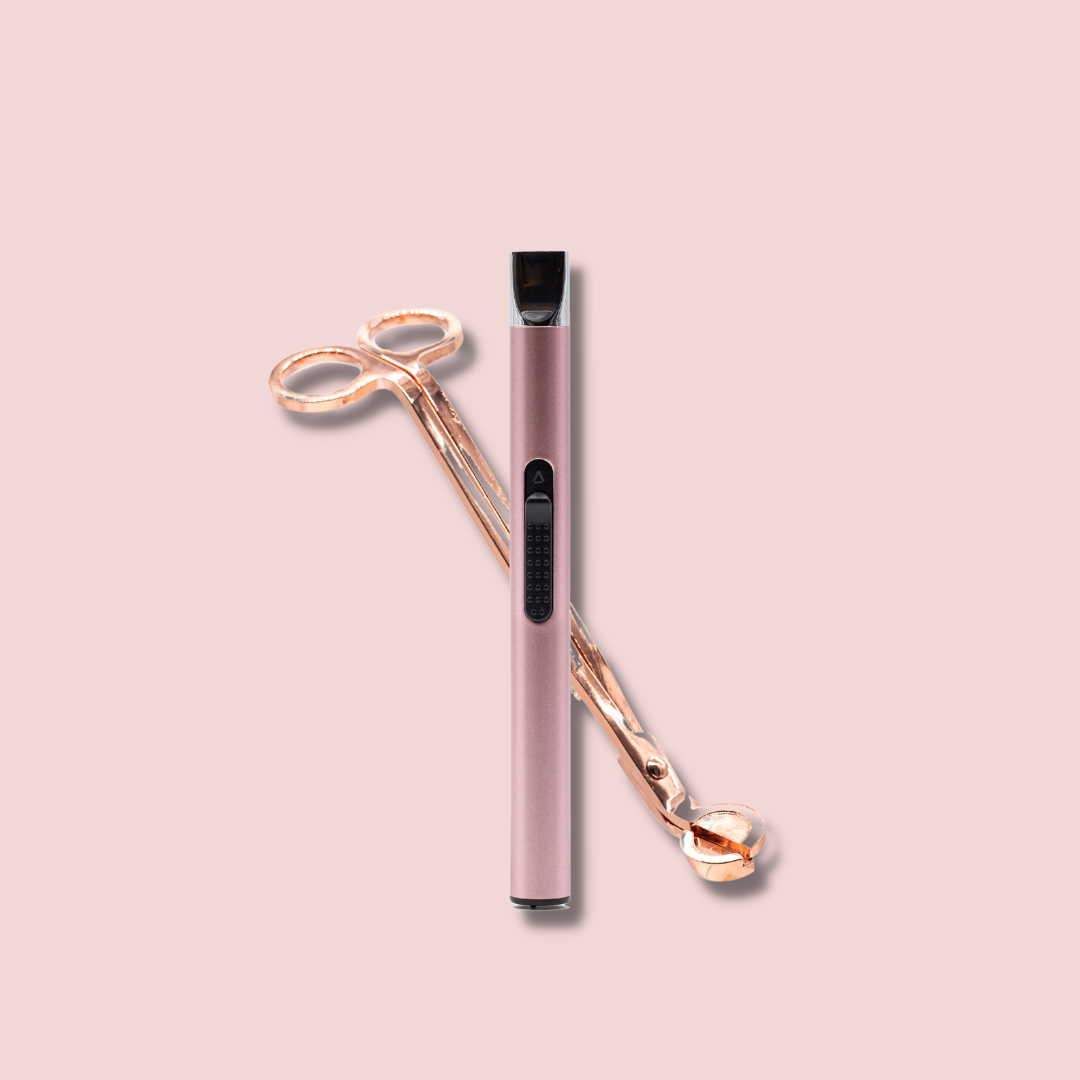 Rose Gold Wick Trimmer & Lighter