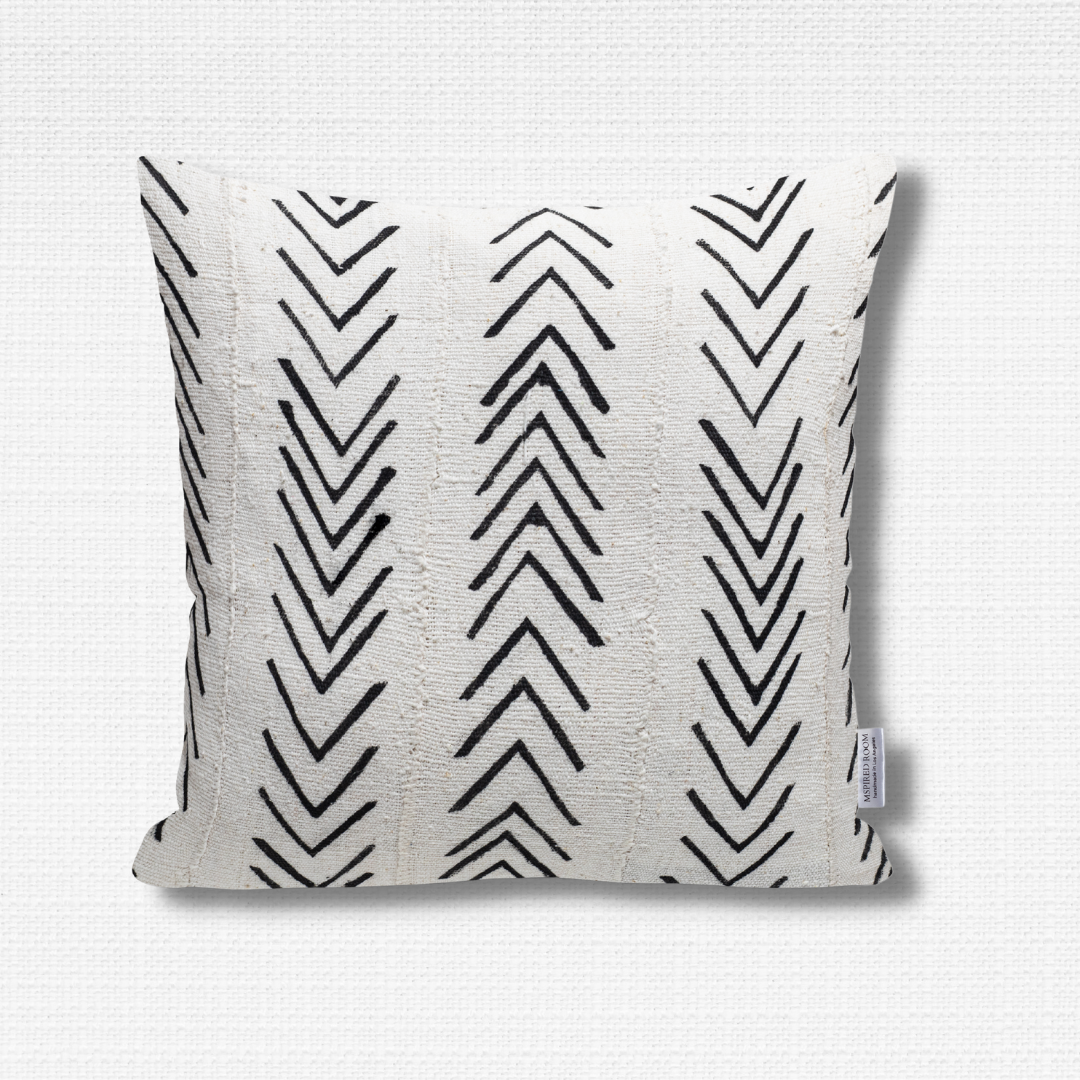 Black Chevron Mud Cloth